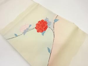 牡丹模様織出し名古屋帯